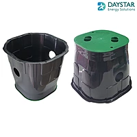Daystar Lightning Earth Inspection Pit Chamber UV Stable Polymer Material Square Type