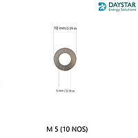 M5 - SS Flat Washer (10 Nos)