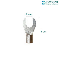 16 sq.mm Copper Ring Fork (U - CUT) Terminal End Lugs - 1 Nos