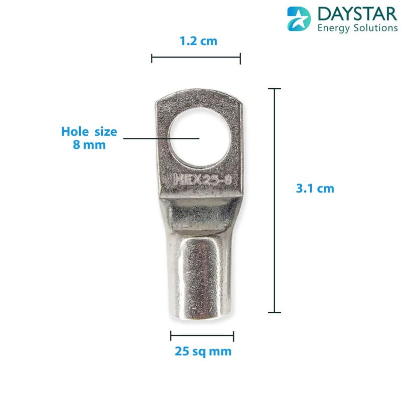 25 sq.mm Copper Cable Lugs - 1 Nos