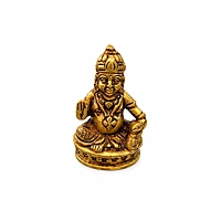 Brass Kubera Idol | Lord Kubera Statue for Home Pooja Room & Temple Décor