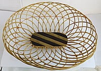 Handmade Oval shaped Fruit basket made of bamboo || for home decor and keeping fruits