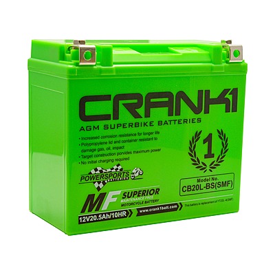 Crank1 Battery (CB20L-BS)