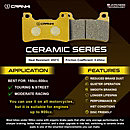 Crank1 CRM052/4 Ceramic Brake Pads