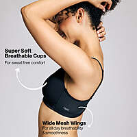 Nykaa Breathe Cotton Triangle Cup Padded Non Wired T-Shirt Bra NYB003 