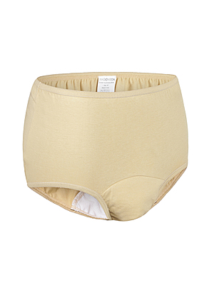 Magic Moon Plus Size Period Panty for Women,Hipster Fit Leakproof Panty for Periods, Low to Medium Flow BEIGE