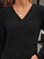 Womens V Neck Long Sleeve Sweatshirt Fall Fashion Tops Tunic Dressy Casual Sweater Clothes Cute Trendy Work Womens V Neck Long Sleeve Sweatshirt Fall Fashion Tops Tunic Dressy Casual Sweater Clothes Cute Trendy Work