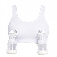 Hands Free Pumping Bra, Adjustable Breast-Pumps Holding for New Moms, Pumping Bra for All Breast Pumps