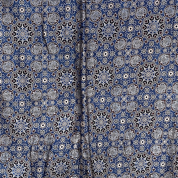 Mashru Silk Ajrakh Print #3