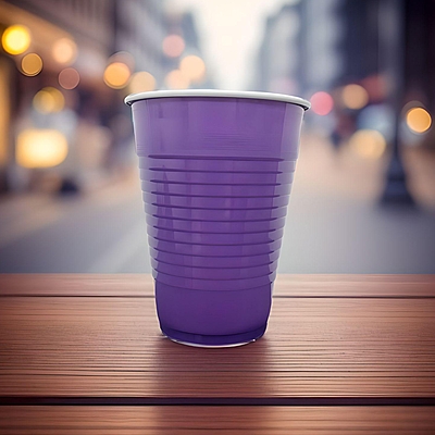 The Magic Balloons-Set of 20 | Beer Pong Glass | Purple Drinking Cup | Drinking Glass for New Year Bachelor Retirement Diwali Wedding Adults Parties and Games | Party Suppliers | 16 OZ