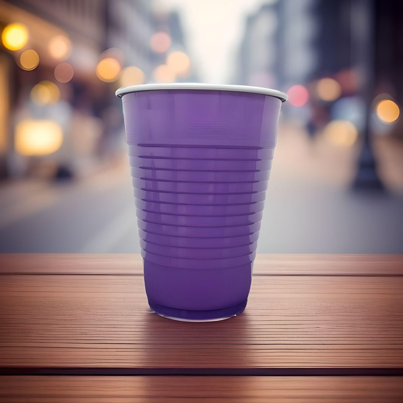 The Magic Balloons-Set of 20 | Beer Pong Glass | Purple Drinking Cup | Drinking Glass for New Year Bachelor Retirement Diwali Wedding Adults Parties and Games | Party Suppliers | 16 OZ