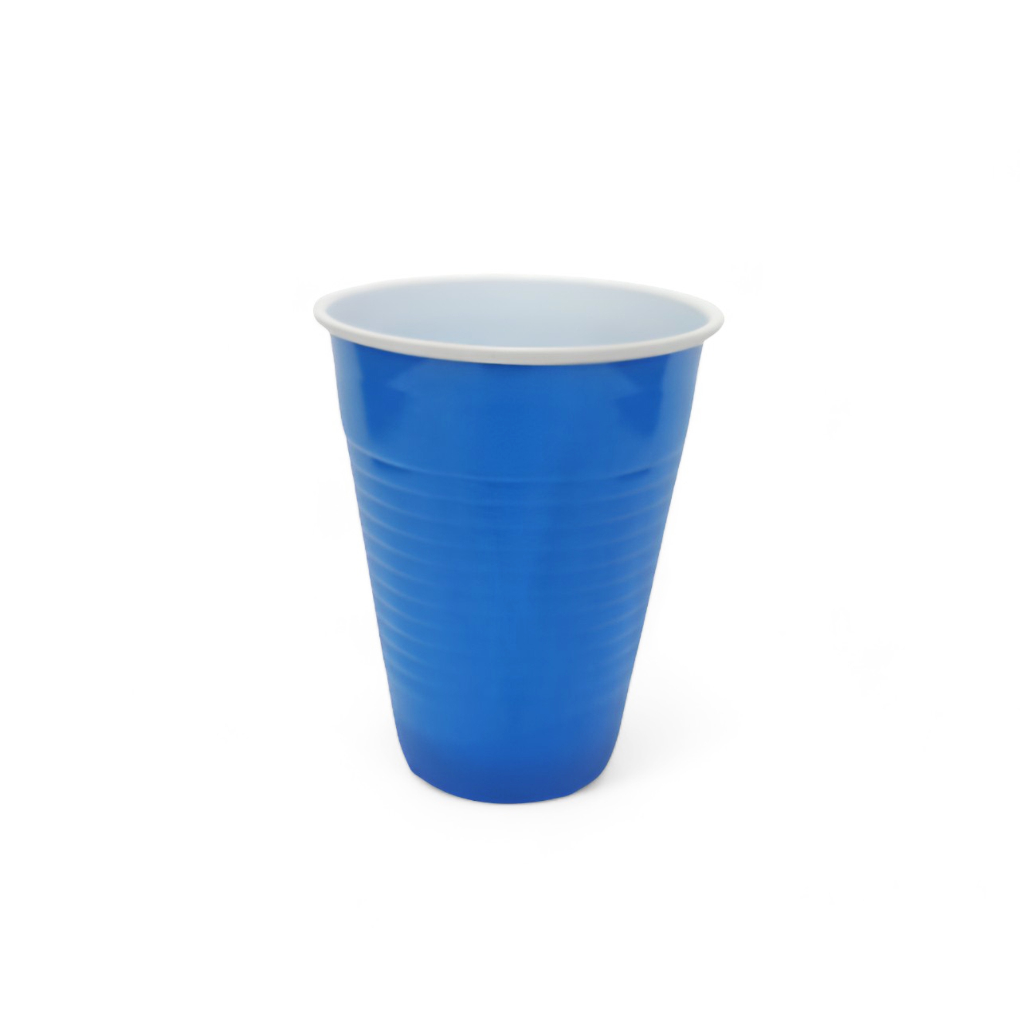 Set of 10 Blue Pong Glasses | 450ml Reusable Party Drinking Cups | Eco-Friendly Pong Cups for Parties & Games | Perfect for Parties, Events, and Games (Blue)