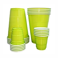 The Magic Balloons- Beer Pong Glasses Combo Pack - 30x 450ml Drinking Glasses and 10x 60ml Red Shot Glasses for Bachelor, Cocktails, Holi, Christmas, and Night Parties - 40 Pieces