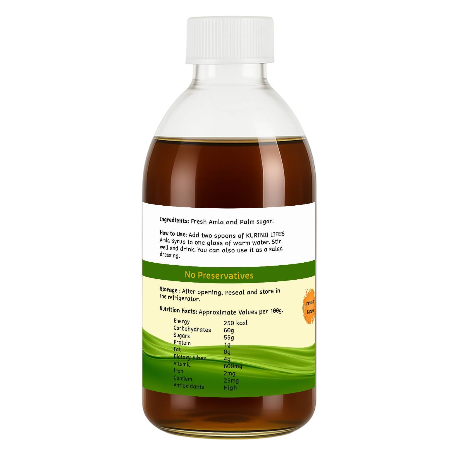 Kurinji Life Amla Syrup (Nellikai Manappagu) 200 Gm