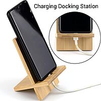 D9 Bamboo Handicraft Chair Style Mobile Stand