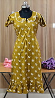 #114 Feeding and non feeding frock -(Kavya) XL