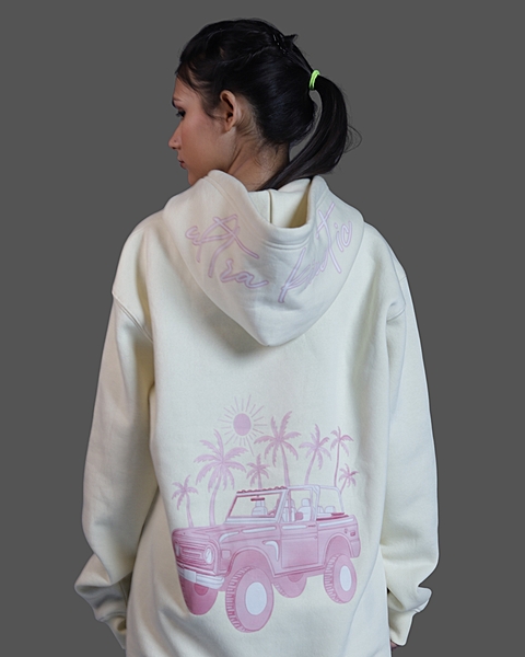 The Pink Coastal Retro Hoodie