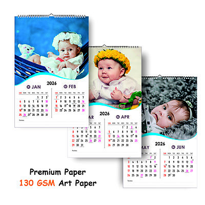 2026 Dreamy Hues Wall Calendar