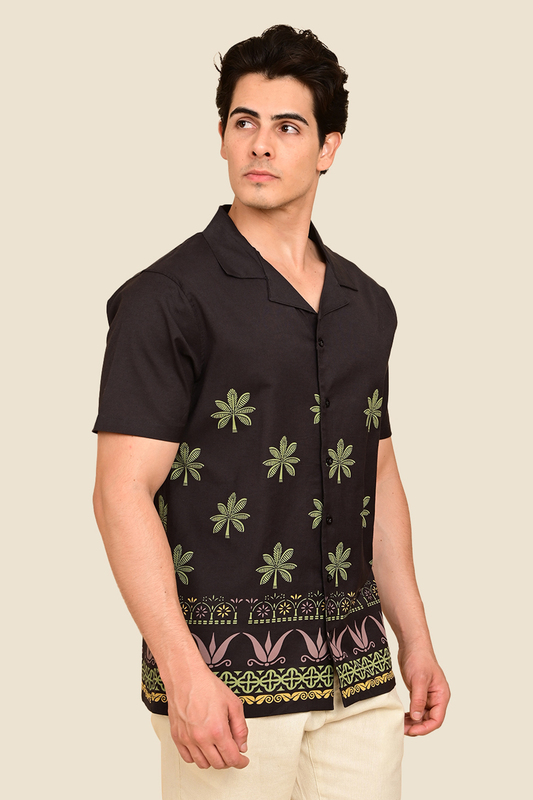 Men's Sunlit Scrolls Printed Shirt