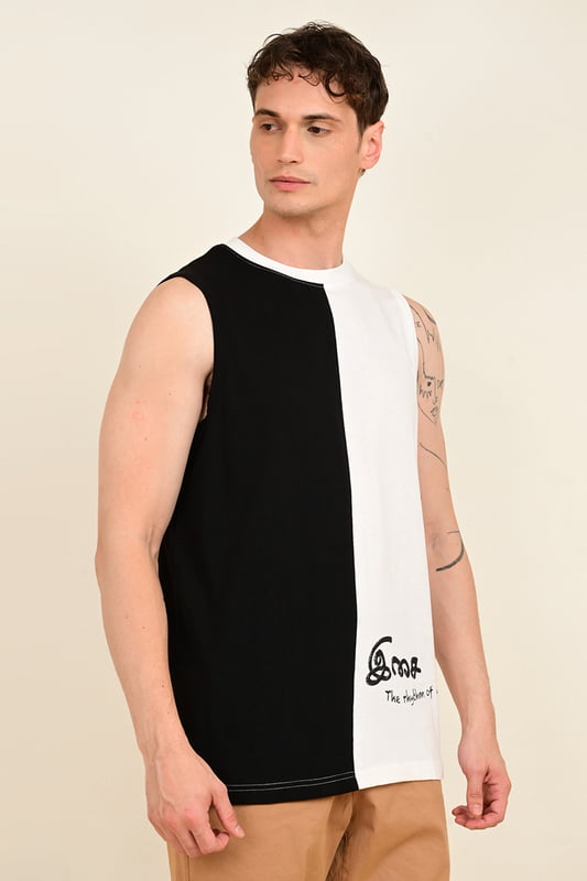 Men's Printed Muscle Vest