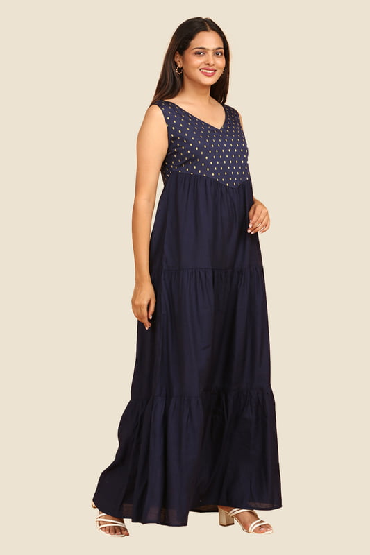Women Tiered Ethnic Dress