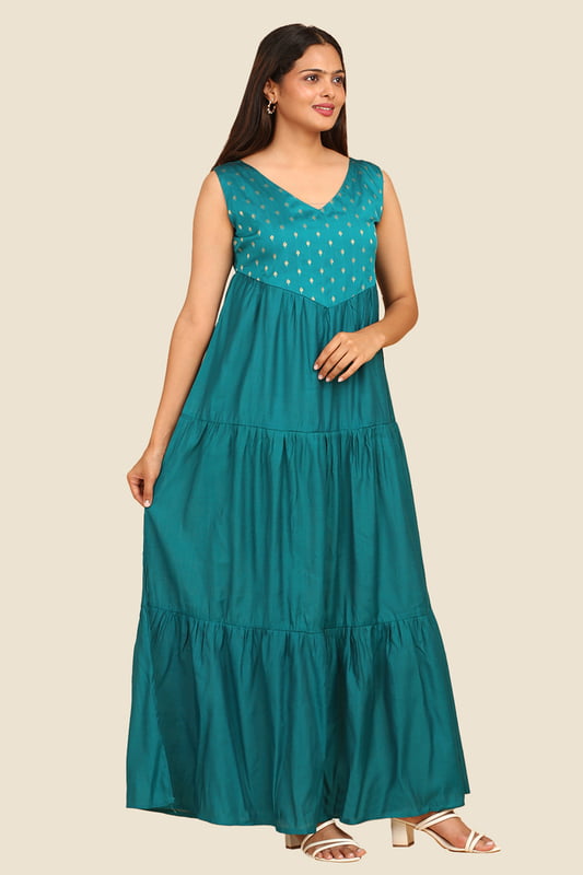 Women Tiered Ethnic Dress