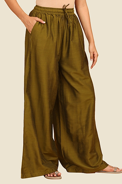 Women's Flared Solid Palazzo
