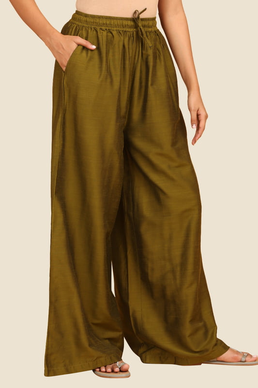 Women's Flared Solid Palazzo