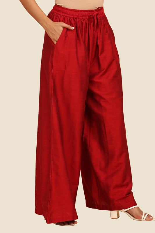 Women's Flared Solid Palazzo