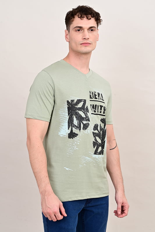 Men's Ancient Archive V neck T-shirt
