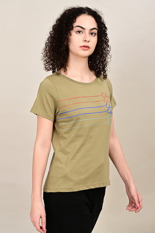 Women's Madrascape Wideneck T-Shirt