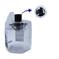 Earplug Dispenser with Base for 250 Pairs of Uncorded Earplugs (Without Earplugs)