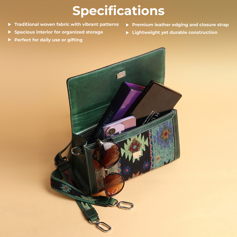 CROSS BODY FLAP VERDE