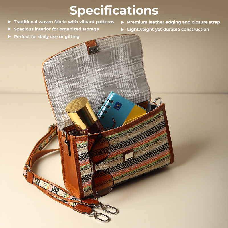 CROSS BODY FLAP TOSTADO