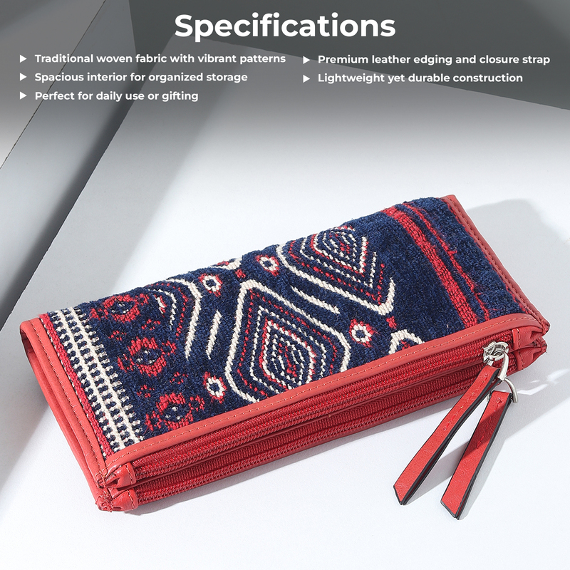 LONG ZIP WALLET ROJA