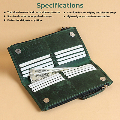 LONG ZIP WALLET VERDE