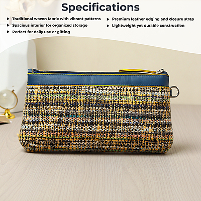 WRISTLET CLUTCH AZUL