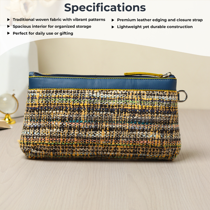 WRISTLET CLUTCH AZUL
