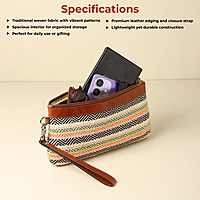 WRISTLET CLUTCH TOSTADO