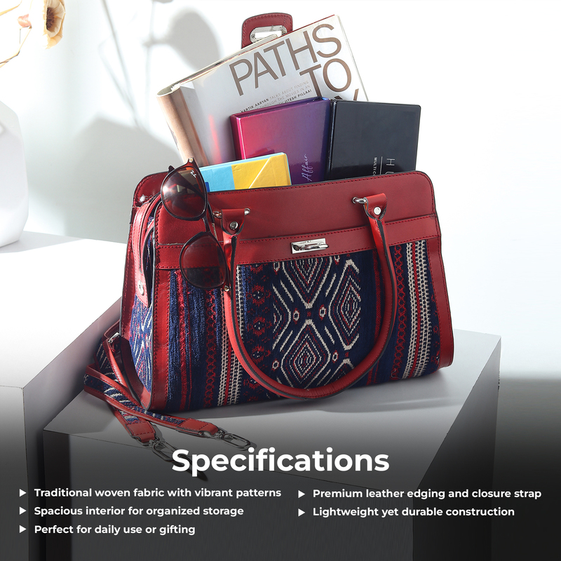 SATCHEL SILHOUETTE ROJA