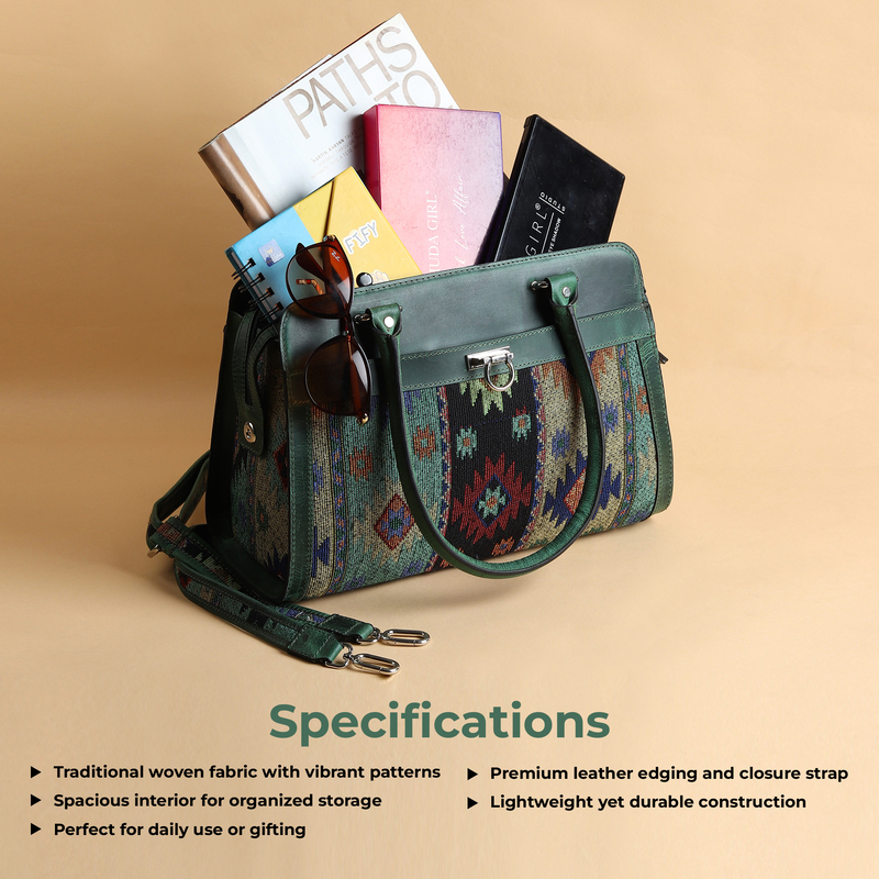 SATCHEL SILOUETTE VERDE