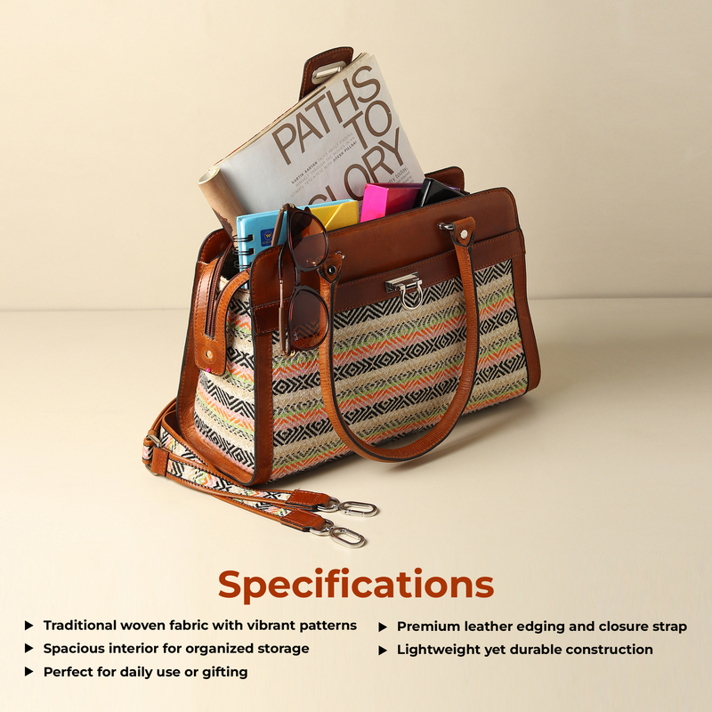 SATCHEL SILHOUETTE TOSTADO