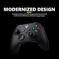 Xbox Wireless Controller β Carbon Black Series X|S, One, and Windows Devices (Black)