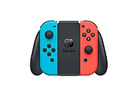 Nintendo Switch OLED Console with Neon Red/Blue Joy-Con