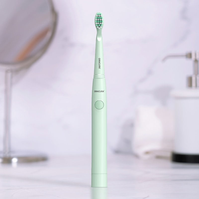 Oracura SB100 Sonic Lite Electric Battery Operated Toothbrush – Blue