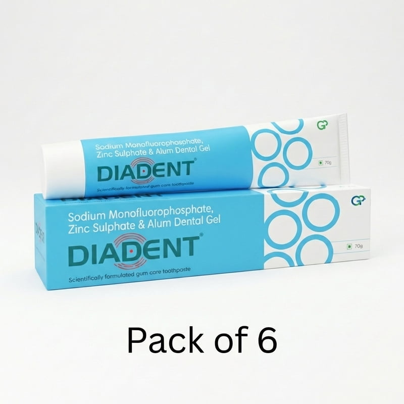 Group Pharma Diadent Gum Care Toothpaste (Pack of 6)