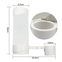 ET Dental Cup Dispenser With an Extended Arm – Chair Mount