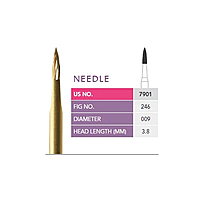 Prima Dental Trimming And Finishing Needle Bur (7901) - 12 Blade