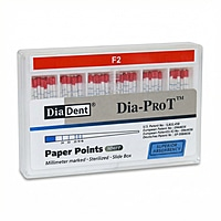 Diadent Pro T Paper Points F2 Pack of 100 Endodontic Paper Points