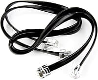 6P6C RJ25 cable-20cm(4-Packs)